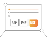 支持ASP、PHP、.Net等多種語言開發(fā)